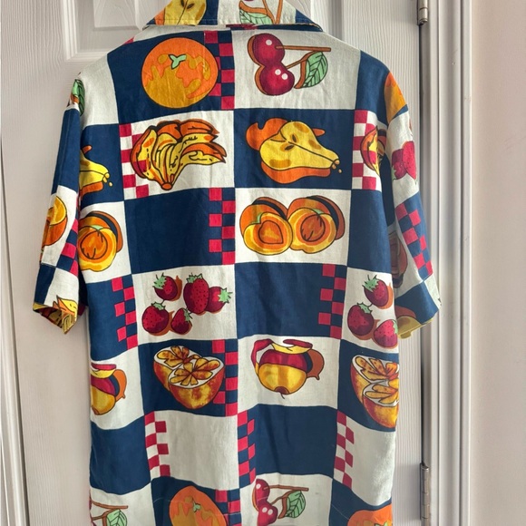 Damson Madsder Clo Fruit Print Shirt - Picture 7 of 8